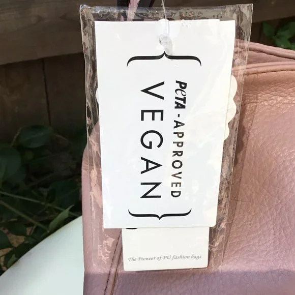 NWT Gussaci Pink Vegan Faux Leather Purse Handbag - Picture 6 of 9